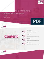 City University of Hong Kong Department & Major Presentation Template