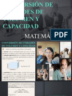 Conversión de Unidades de Volumen y Capacidad