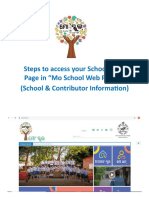 PPT for School & Contibutors Information