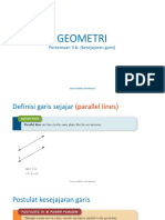 Geometri-Pertemuan 3.b (Kesejajaran Garis)