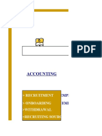 Wedding Suppliers Association of The Philippines INC.: Accounting