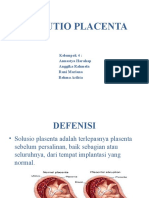Solutio Placenta