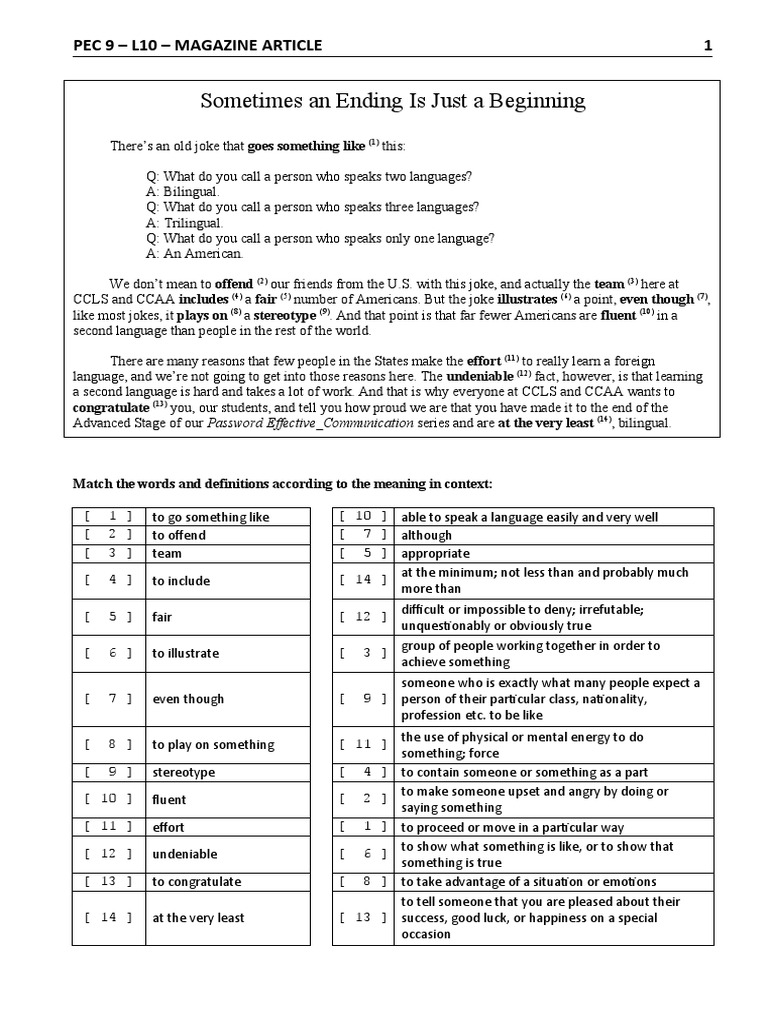 Language Learning Challenges Explained | PDF | English Language ...