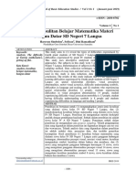 Analisis Kesulitan Belajar Matematika Materi Bangun Datar SD Negeri 7 Langsa