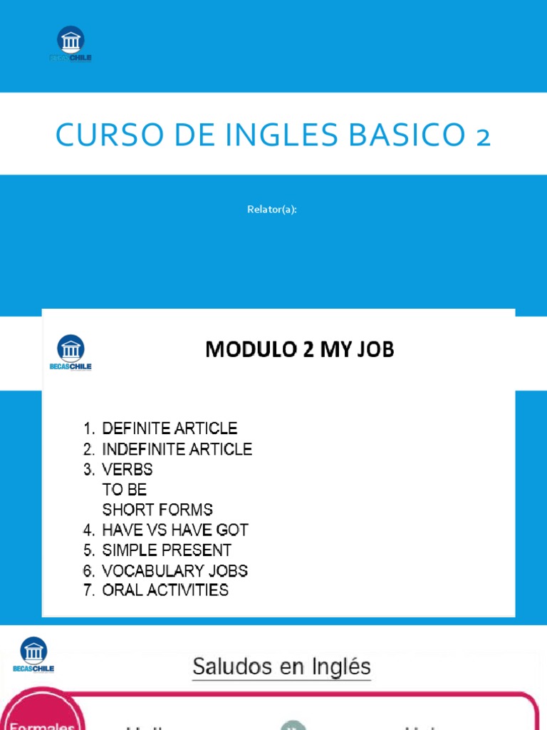 Curso Basico de Ingles II, PDF, Parentesco