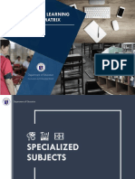Pdfcoffee.com Shs Specialized Subjects Most Essential Learning Competencies Matrix PDF Free