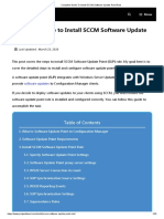 Complete Guide To Install SCCM Software Update Point Role