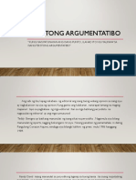 Tekstong Argumentatibo