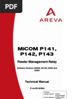 MiCOM P141, P142, P143 Relay Guide | PDF