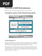 Overview of SAP BI Architecture