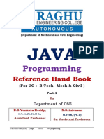 Programming: Reference Hand Book