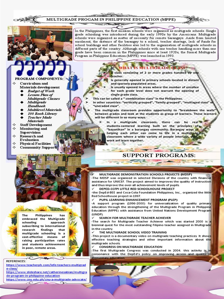Overview of Multigrade Education in the Philippines | PDF | Teachers ...