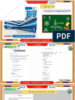 Álgebra 1ero Semana 27