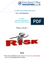 Risk Management PPT - Dr.J.Mexon