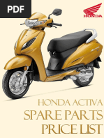 instaPDF - in Honda Activa 3g Spare Parts Price List 969