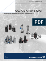 Unilift CC, KP, Ap and KPC: Submersible Drainage and Effluent Pumps 50/60 HZ