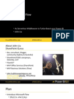 Using Microsoft Flow With Power BI: - As Serverless Middleware To Turbo-Boost Your Power-BI - John Liu