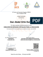 DPG103 - Certificado - Creación de Espacios Virtuales para La Educación