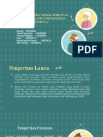 Perubahan Bio-Psiko-Sosial-Spiritual-Kultural Lansia