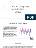 Antennas and Frequency Measurement: Presented by Ragav VU3VWR