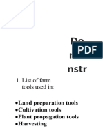 List of Farm Tools Used in