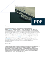 Durability Design of Marine Infrastructure