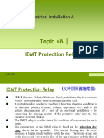Topic 4B : IDMT Protection Relay