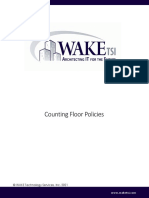 Wake TSI Counting Floor Policies
