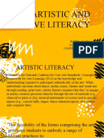 Artistic and Creative Literacy: BAETA, Jenylyn LORCA, Vanessa Candelario, Elvie