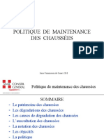 Ppt Politique Maintenance Chaussees 3eme Commission
