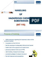 Iht 115 - Handling of Hazardous Chemical Substances