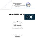 Mushroom Tocino: Republic of The Philippines Bicol University College of Business, Economics & Management Daraga, Albay