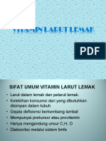 VITAMIN LARUT LEMAK Gizi