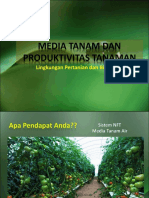 Media Tanam Dan Produktivitas Tanaman