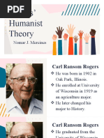 Rogers' Humanist Theory: Nomar J. Mercines