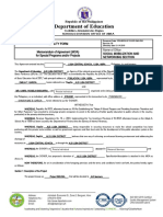 Memorandum of Agreement for Donated School Supplies