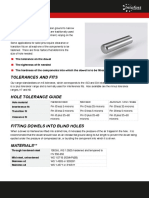 Dowel Pin Specifications