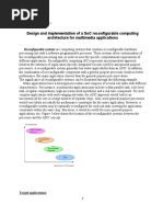 Design and Implementation of A Soc Reconfigurable Computing Architecture For Multimedia Applications