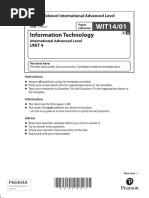 Information Technology: Unit 4