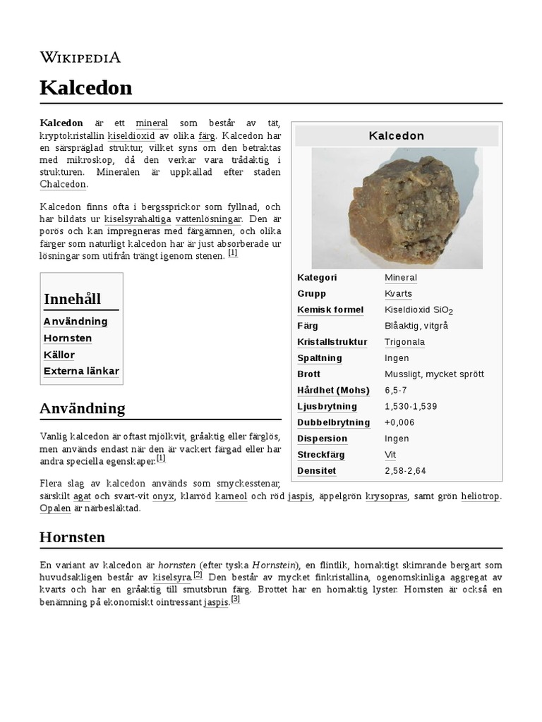 Kalcedon | PDF