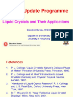 Science Update Programme: Liquid Crystals and Their Applications