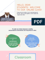 Classroom Reminders Online Class