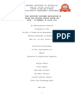 (Abstract) Factors Affecting Customers Satisfaction in Online Food Delivery Service During The COVID19 Pandemic in Iloilo City