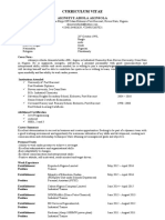 Akinseye Abiola CURRICULUM VITAE Short-1