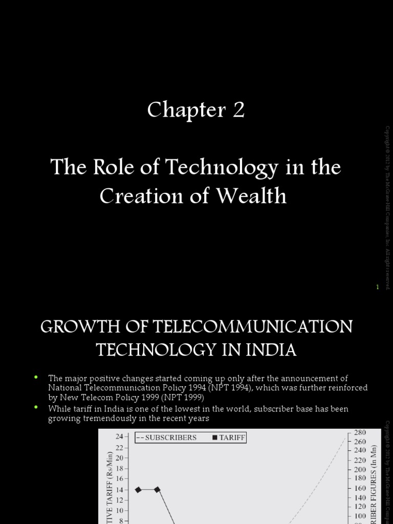 Chapter 2 The Role of Technology in Creation of Wealth | PDF | Economic ...