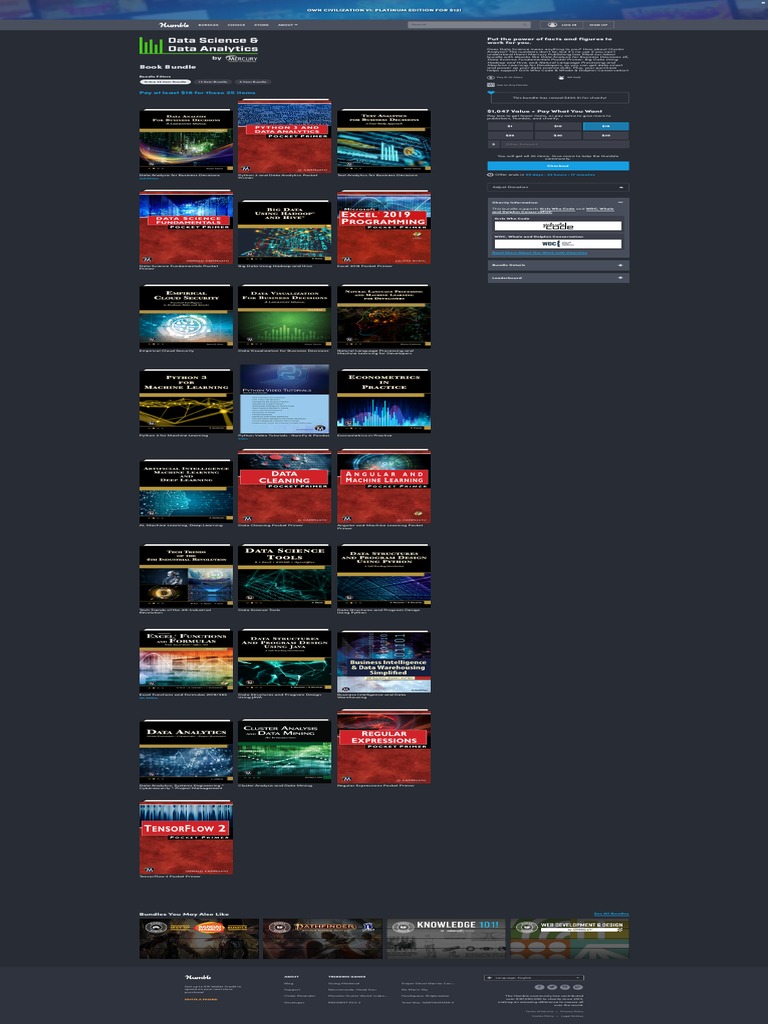 Humble Book Bundle - Data Science & Data Analytics by Mercury | PDF ...