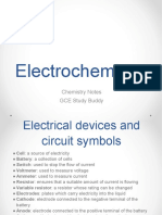 Electrochemistry: Chemistry Notes GCE Study Buddy