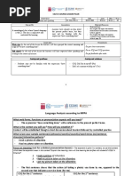 Celta Course Lesson Plan: Grammar and Speaking