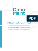 DIMO Maint OM Configurations Informatiques