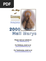 Download Our Lady of Manaoag - 2000 Hail Marys by Filipino Ministry Council SN5274149 doc pdf